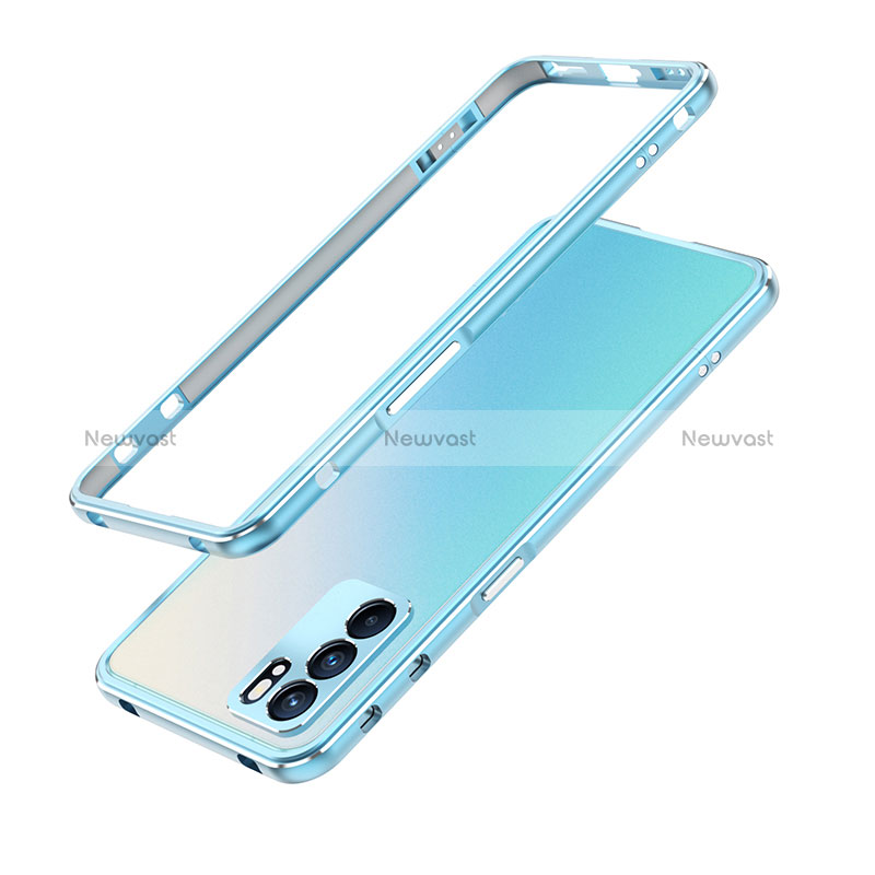 Luxury Aluminum Metal Frame Cover Case for Oppo Reno6 5G