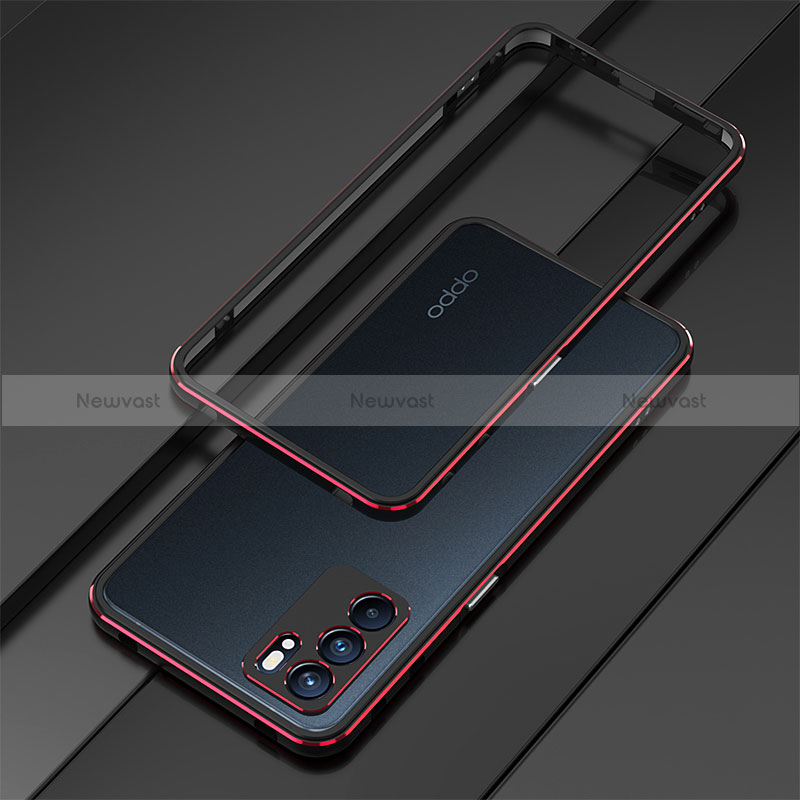 Luxury Aluminum Metal Frame Cover Case for Oppo Reno6 Pro 5G India