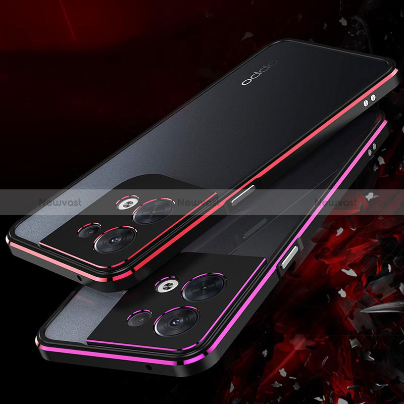 Luxury Aluminum Metal Frame Cover Case for Oppo Reno9 5G