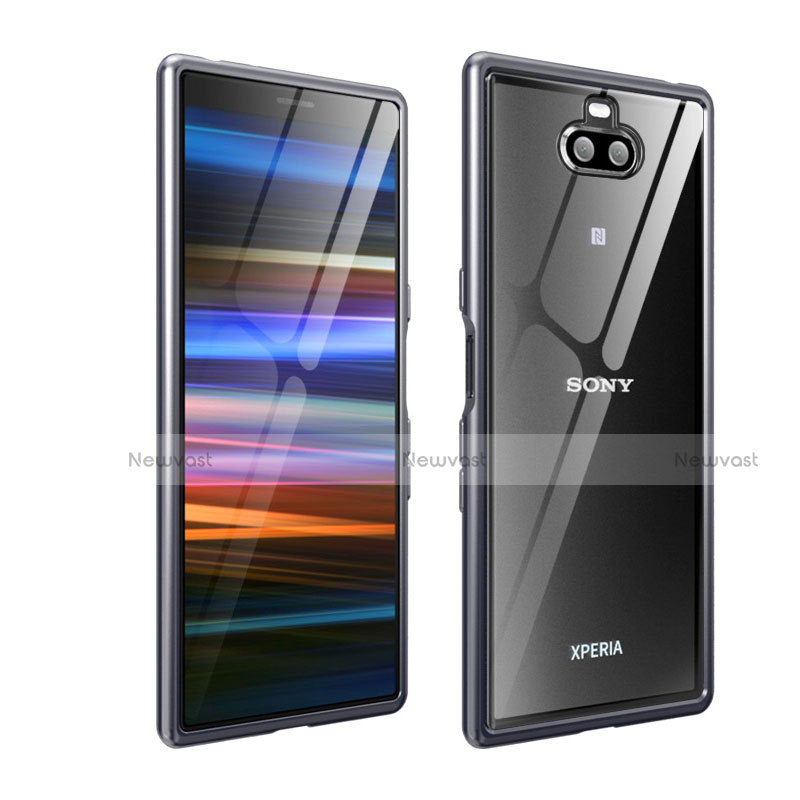 Luxury Aluminum Metal Frame Cover Case for Sony Xperia XA3 Gray