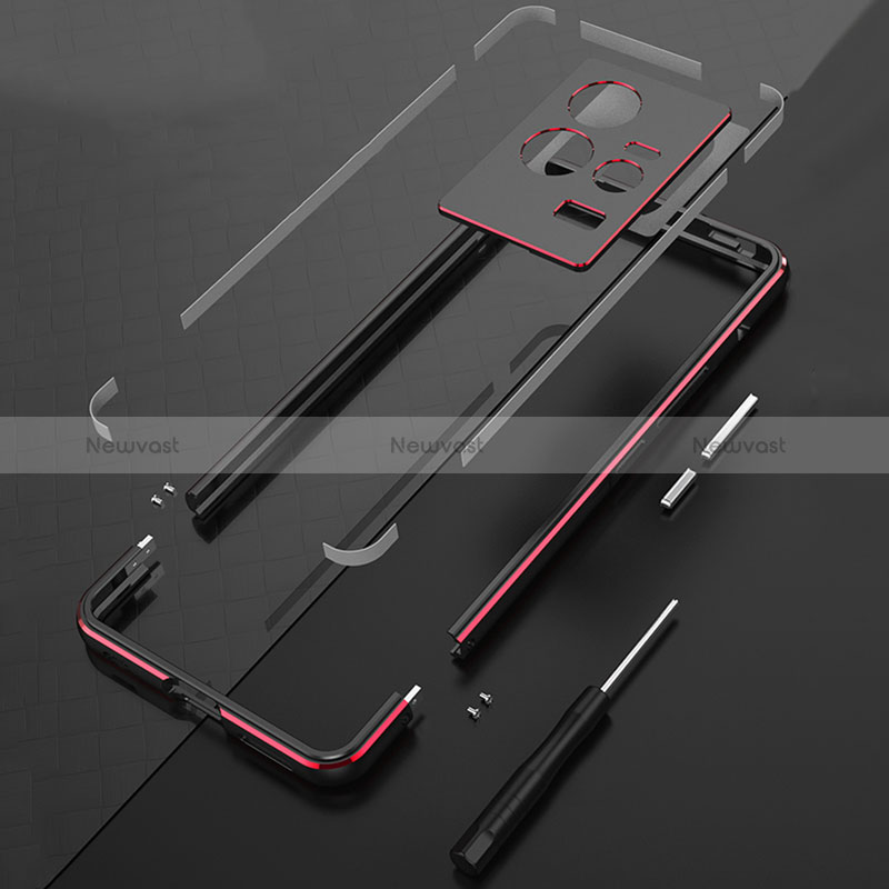 Luxury Aluminum Metal Frame Cover Case for Vivo iQOO 11 Pro 5G