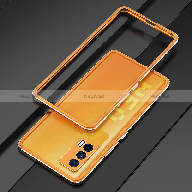 Luxury Aluminum Metal Frame Cover Case for Vivo iQOO 7 India 5G