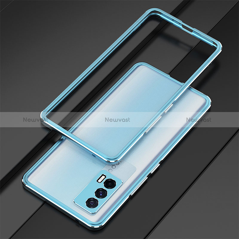 Luxury Aluminum Metal Frame Cover Case for Vivo iQOO 7 India 5G