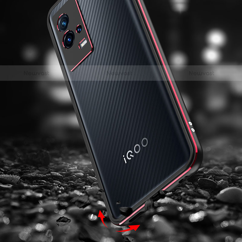 Luxury Aluminum Metal Frame Cover Case for Vivo iQOO 8 Pro 5G