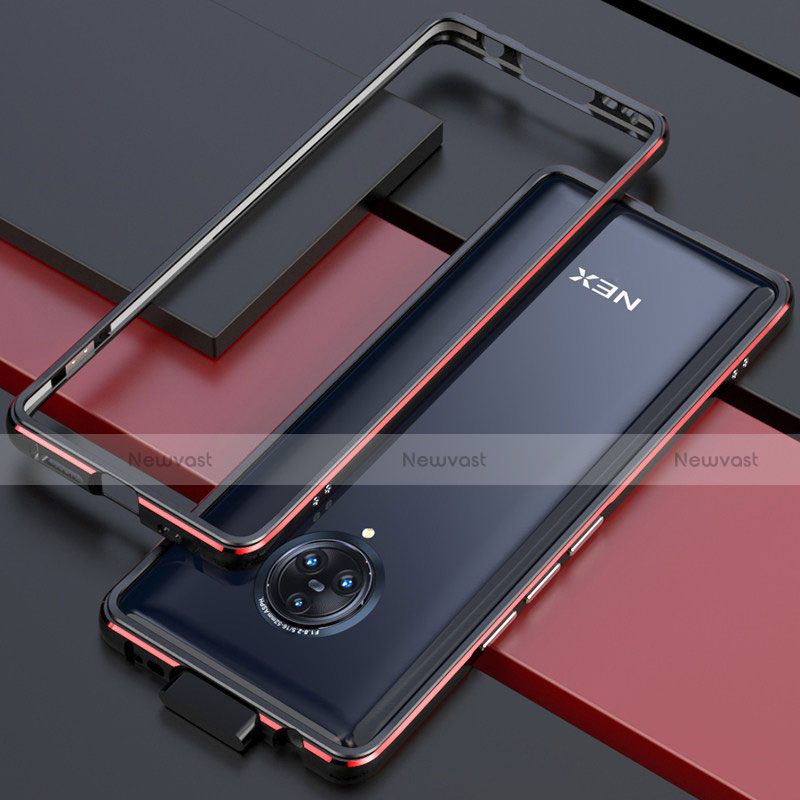 Luxury Aluminum Metal Frame Cover Case for Vivo Nex 3 Red