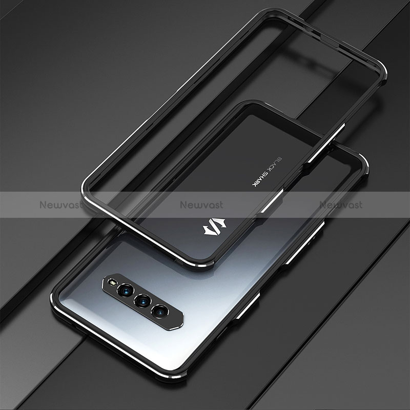 Luxury Aluminum Metal Frame Cover Case for Xiaomi Black Shark 4 Pro 5G Black