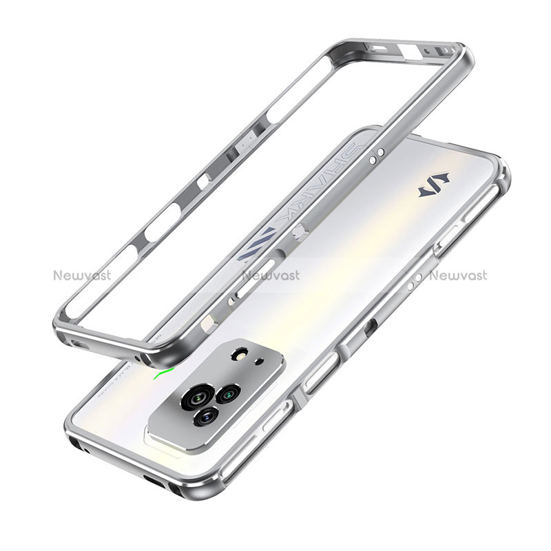 Luxury Aluminum Metal Frame Cover Case for Xiaomi Black Shark 5 Pro 5G Gray