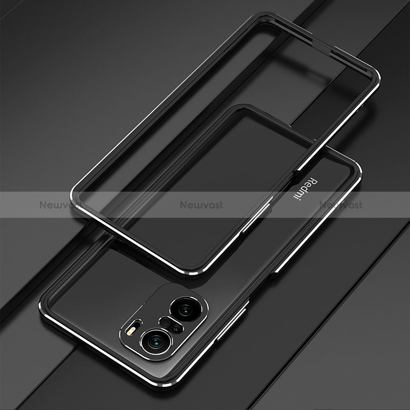 Luxury Aluminum Metal Frame Cover Case for Xiaomi Mi 11i 5G Black
