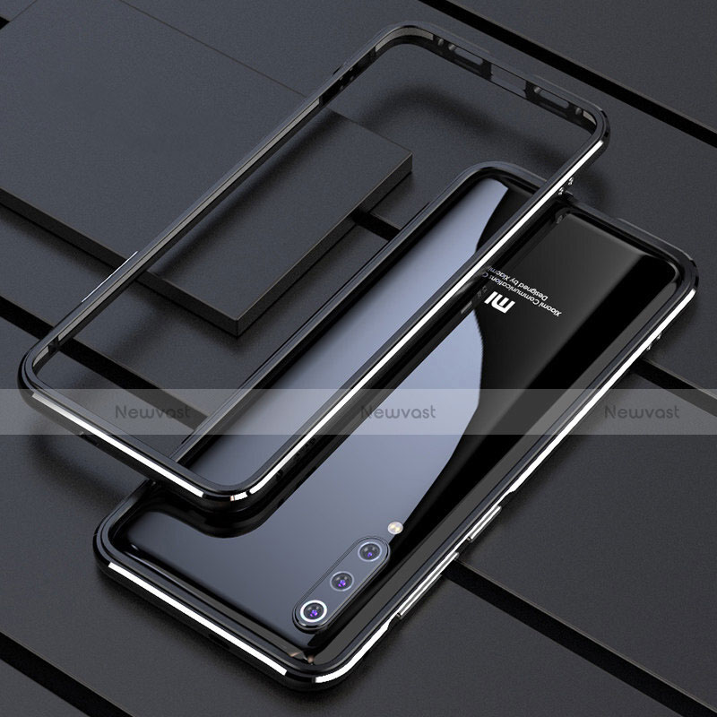 Luxury Aluminum Metal Frame Cover Case for Xiaomi Mi 9 Black