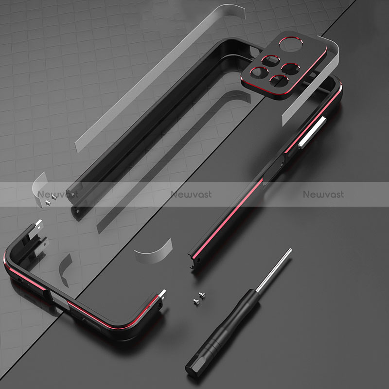 Luxury Aluminum Metal Frame Cover Case for Xiaomi Poco X4 NFC