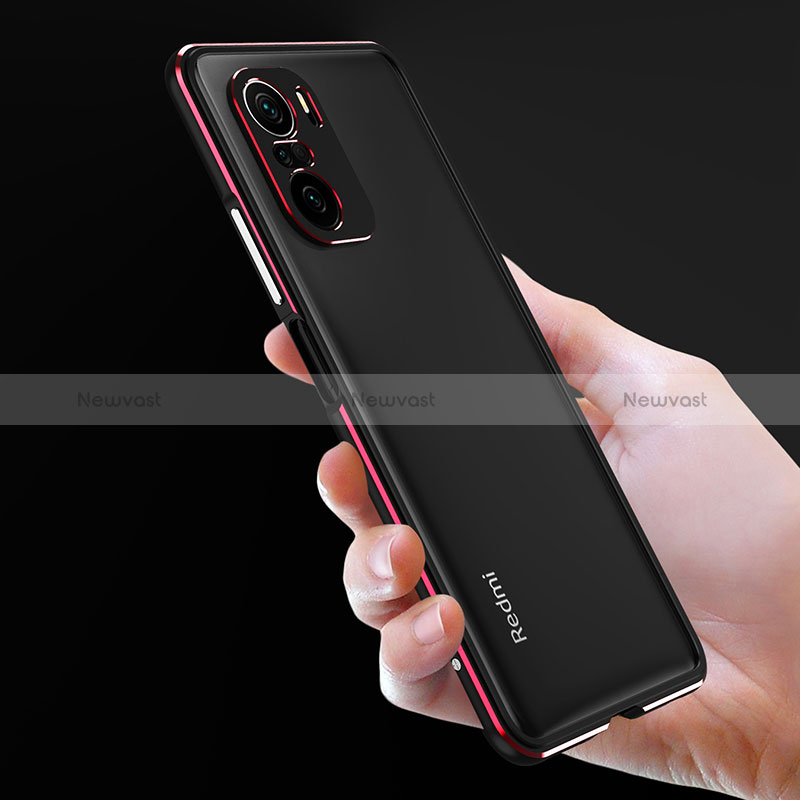 Luxury Aluminum Metal Frame Cover Case for Xiaomi Redmi K40 Pro+ Plus 5G