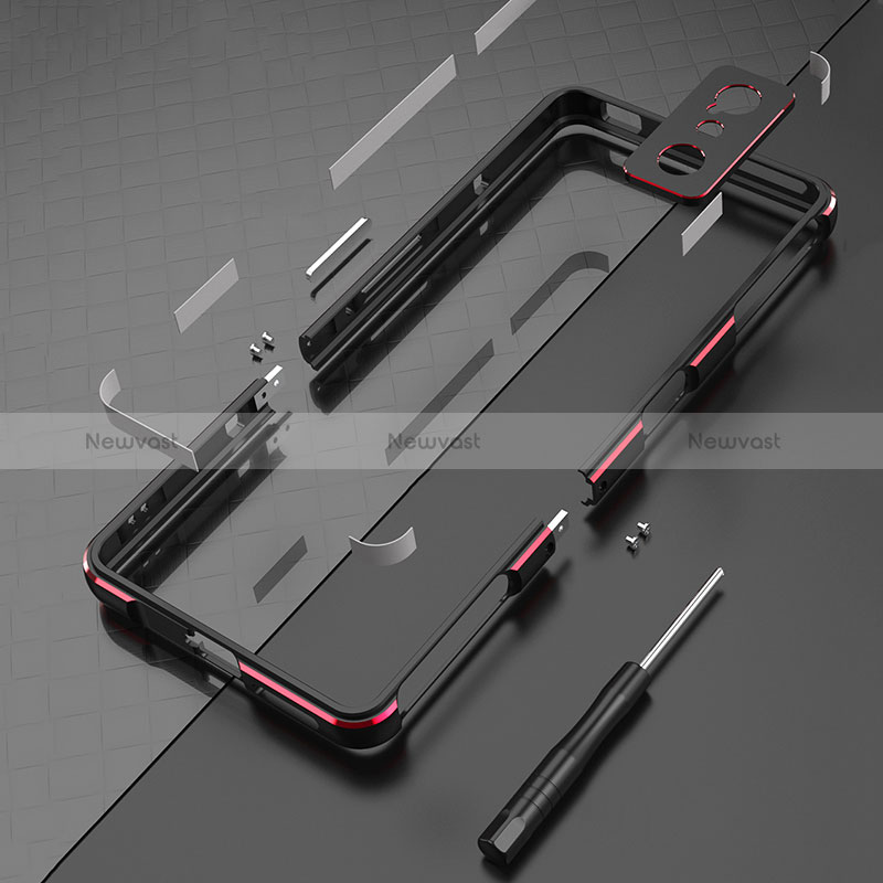 Luxury Aluminum Metal Frame Cover Case for Xiaomi Redmi K50 Gaming AMG F1 5G