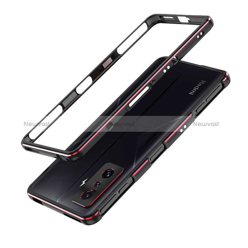 Luxury Aluminum Metal Frame Cover Case for Xiaomi Redmi K50 Gaming AMG F1 5G