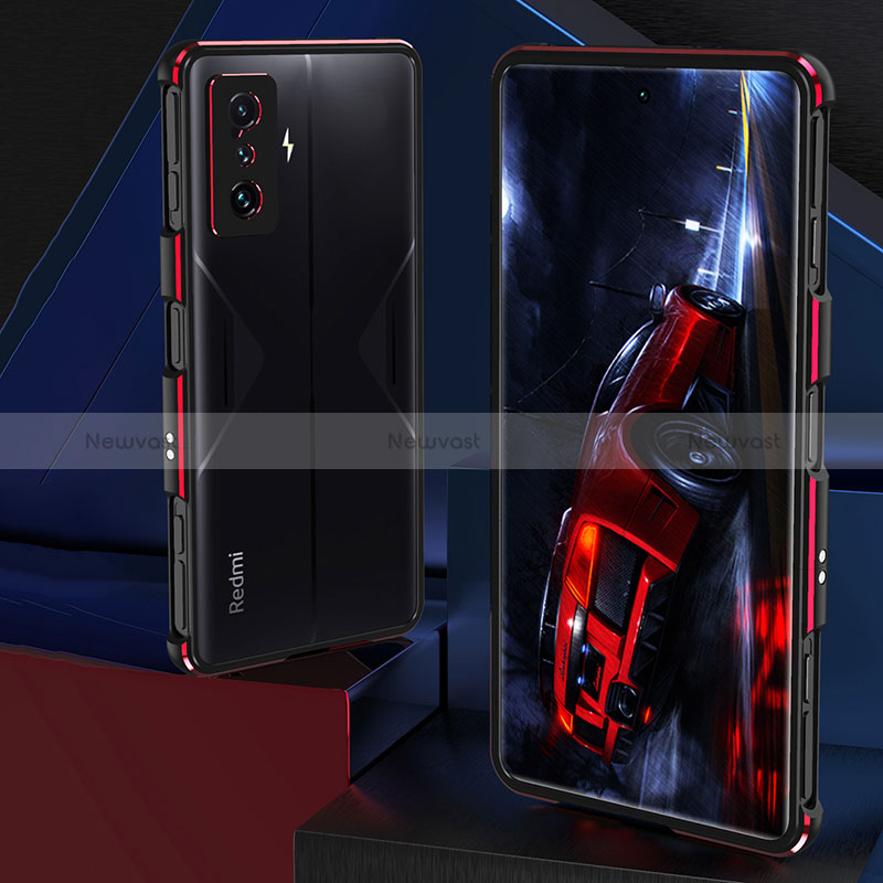 Luxury Aluminum Metal Frame Cover Case for Xiaomi Redmi K50 Gaming AMG F1 5G