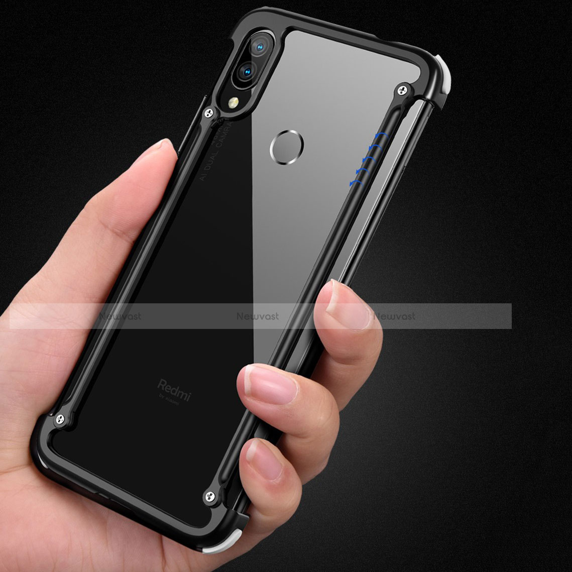 Luxury Aluminum Metal Frame Cover Case for Xiaomi Redmi Note 7