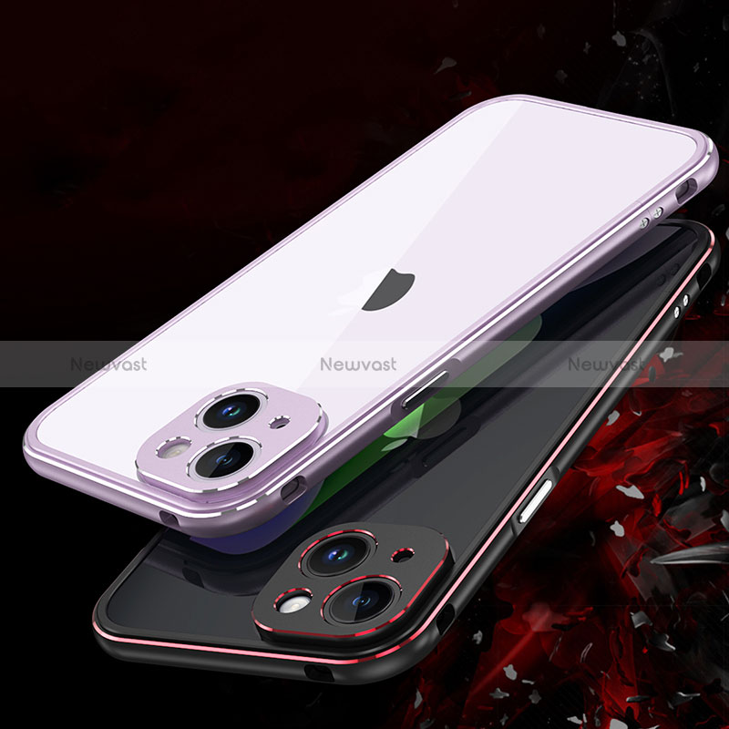 Luxury Aluminum Metal Frame Cover Case JZ1 for Apple iPhone 15