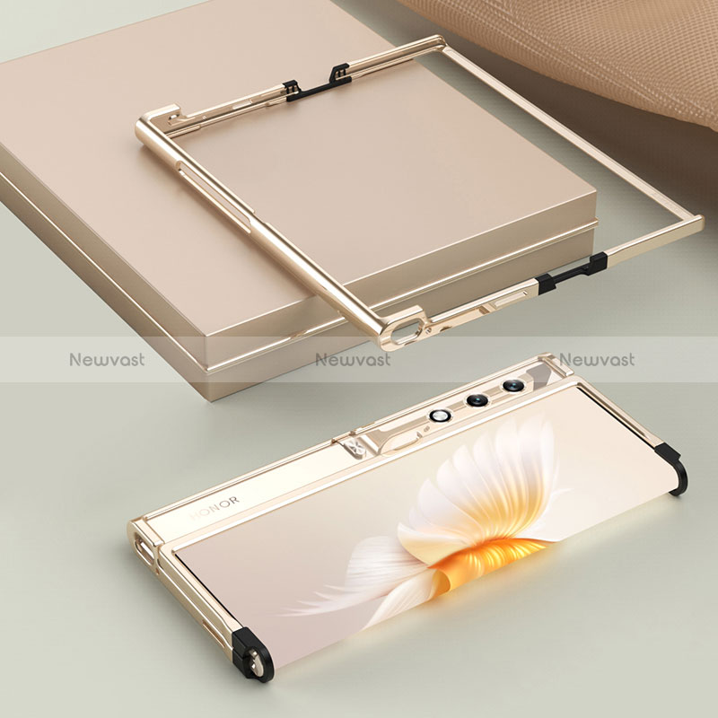 Luxury Aluminum Metal Frame Cover Case JZ1 for Huawei Honor V Purse 5G