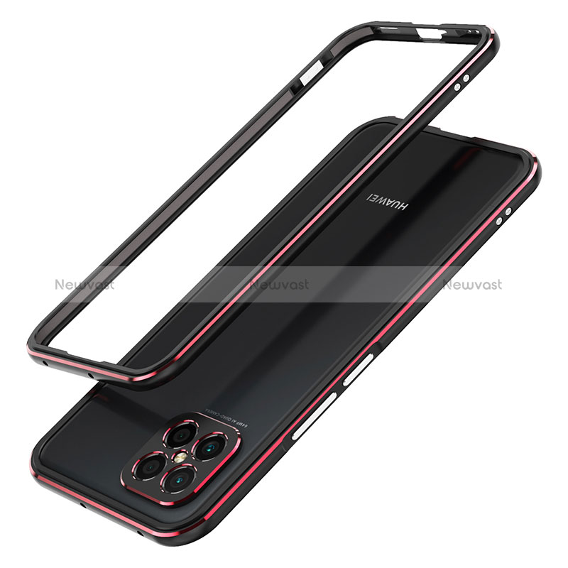 Luxury Aluminum Metal Frame Cover Case JZ1 for Huawei Nova 8 SE 4G