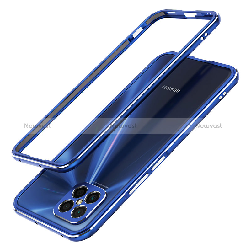 Luxury Aluminum Metal Frame Cover Case JZ1 for Huawei Nova 8 SE 4G