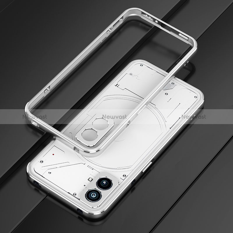 Luxury Aluminum Metal Frame Cover Case JZ1 for Nothing Phone 2