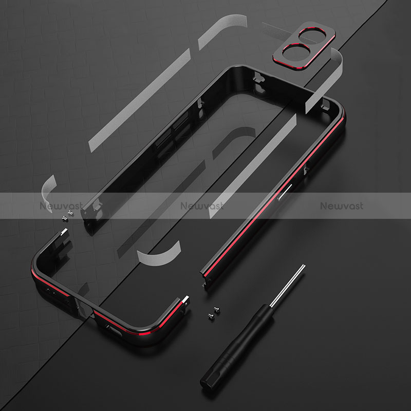 Luxury Aluminum Metal Frame Cover Case JZ1 for Nothing Phone 2