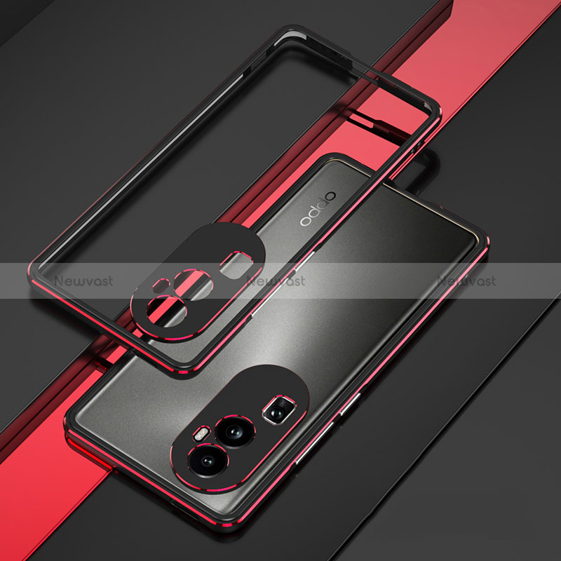 Luxury Aluminum Metal Frame Cover Case JZ1 for Oppo Reno10 Pro+ Plus 5G