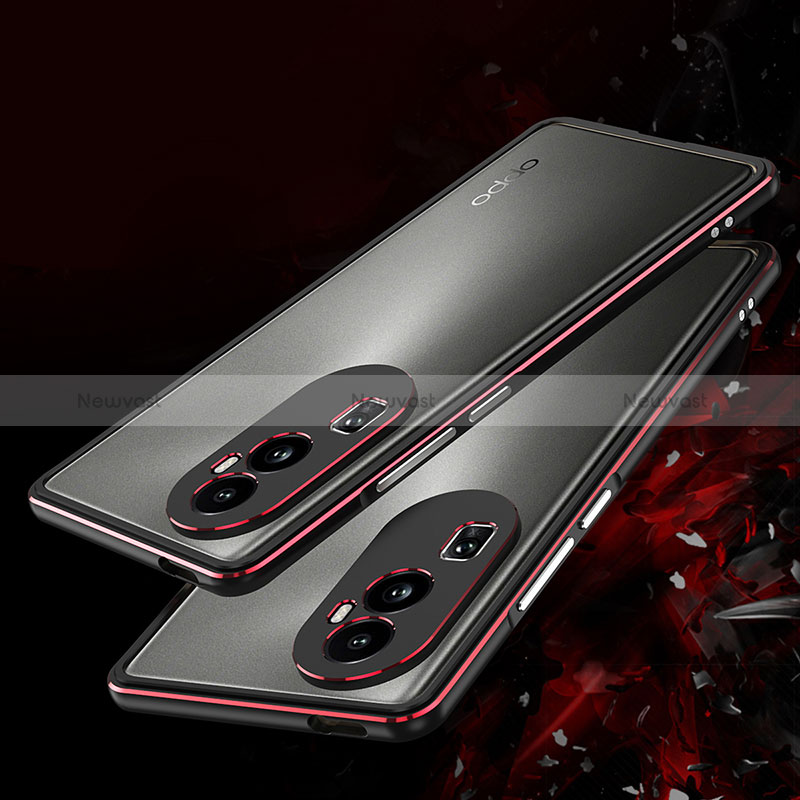 Luxury Aluminum Metal Frame Cover Case JZ1 for Oppo Reno10 Pro+ Plus 5G