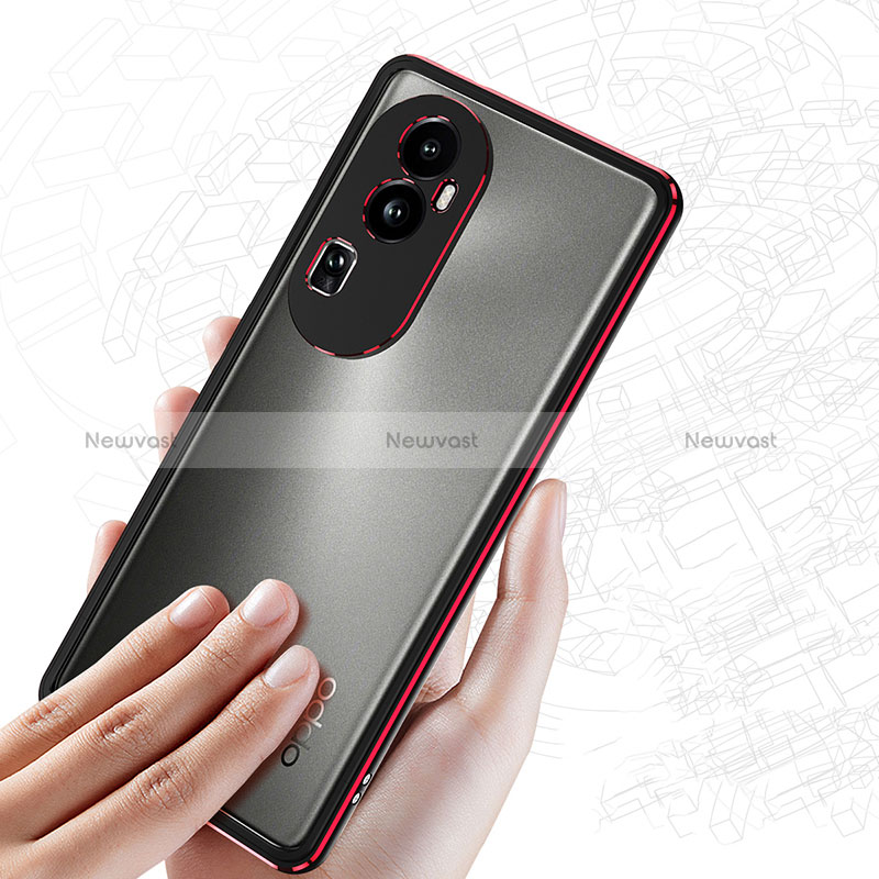 Luxury Aluminum Metal Frame Cover Case JZ1 for Oppo Reno10 Pro+ Plus 5G