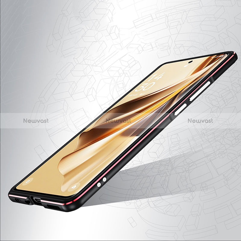 Luxury Aluminum Metal Frame Cover Case JZ1 for Oppo Reno10 Pro+ Plus 5G