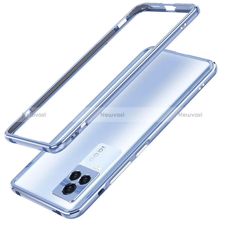 Luxury Aluminum Metal Frame Cover Case JZ1 for Vivo iQOO 7 5G