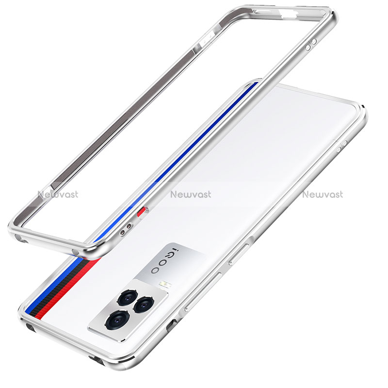 Luxury Aluminum Metal Frame Cover Case JZ1 for Vivo iQOO 7 5G