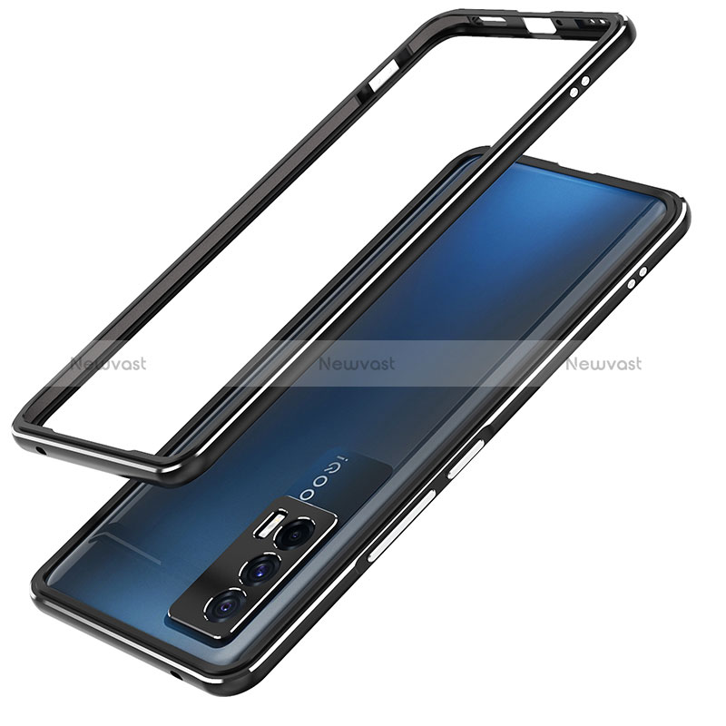 Luxury Aluminum Metal Frame Cover Case JZ1 for Vivo iQOO 7 India 5G