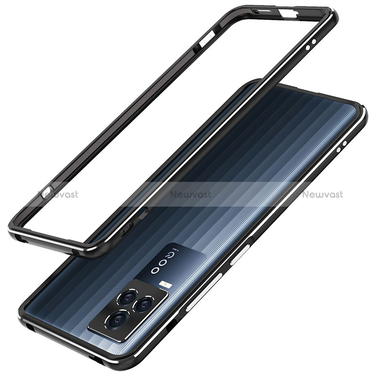 Luxury Aluminum Metal Frame Cover Case JZ1 for Vivo iQOO 7 Legend 5G