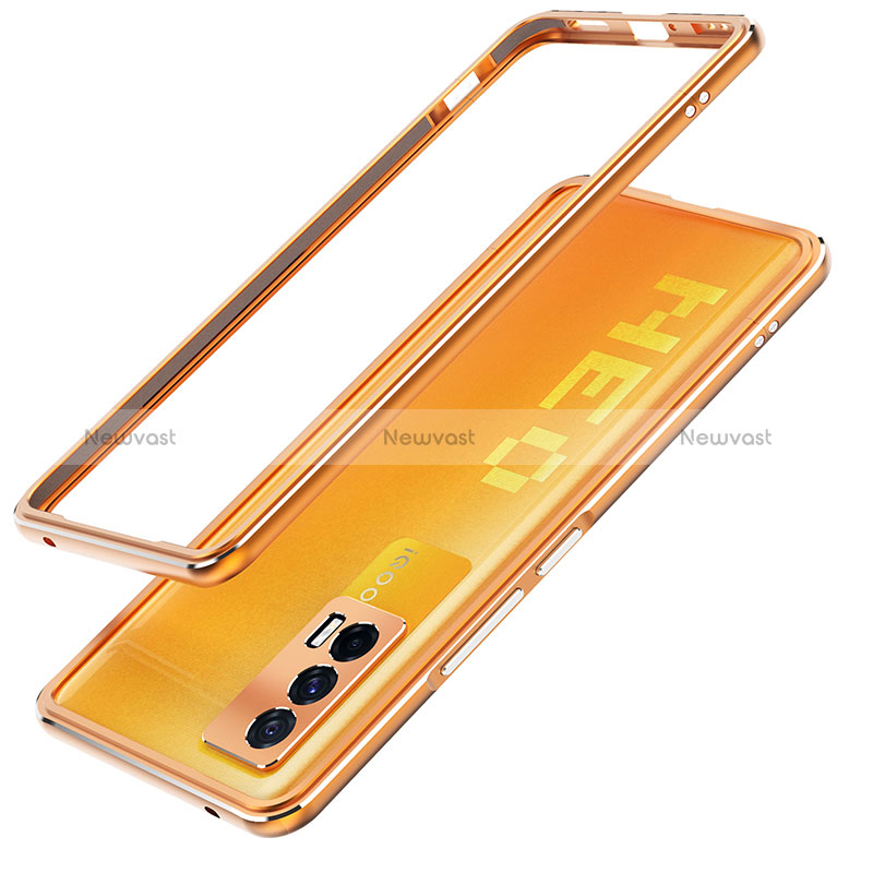 Luxury Aluminum Metal Frame Cover Case JZ1 for Vivo iQOO Neo5 5G