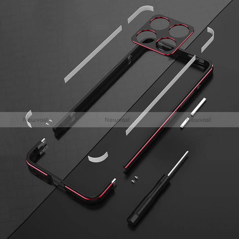 Luxury Aluminum Metal Frame Cover Case JZ1 for Xiaomi Redmi K70 Pro 5G