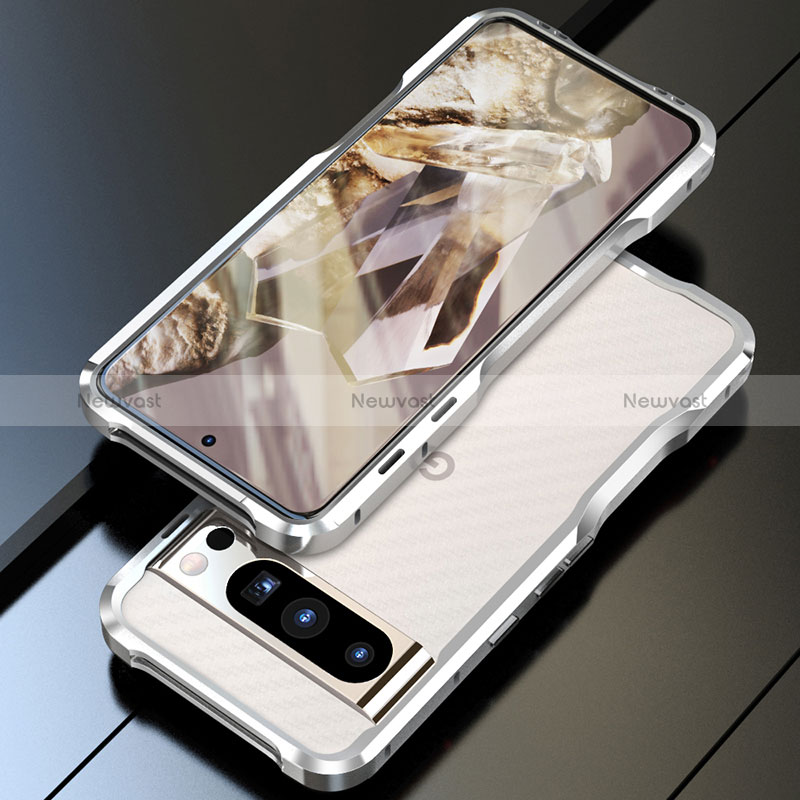 Luxury Aluminum Metal Frame Cover Case LF1 for Google Pixel 8 Pro 5G