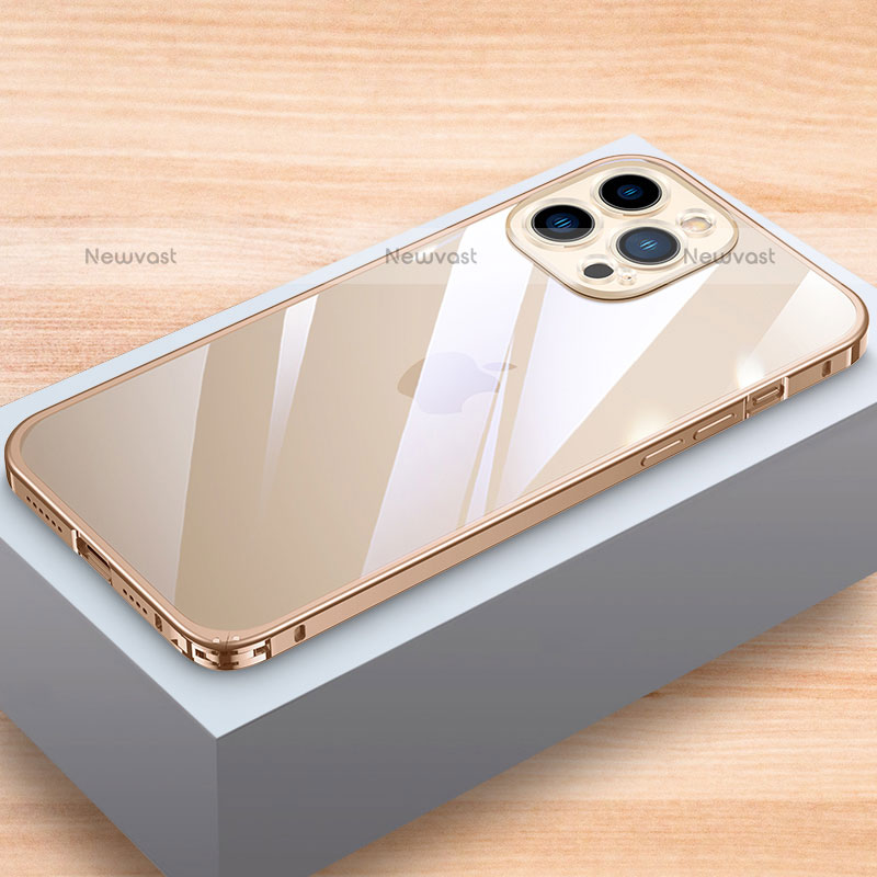 Luxury Aluminum Metal Frame Cover Case LK1 for Apple iPhone 14 Pro