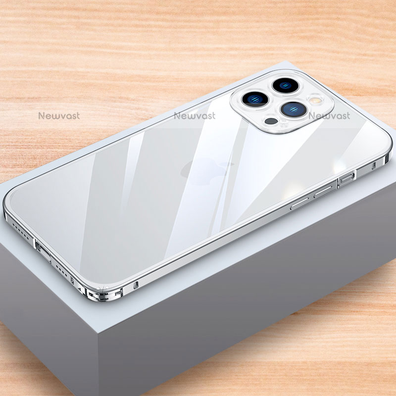 Luxury Aluminum Metal Frame Cover Case LK1 for Apple iPhone 15 Pro Max