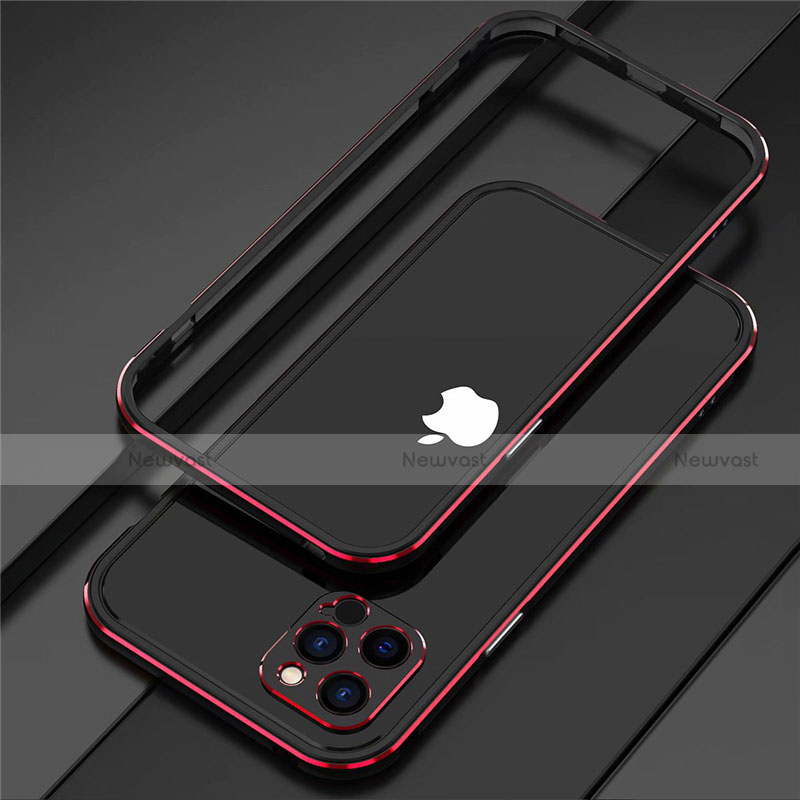 Luxury Aluminum Metal Frame Cover Case N02 for Apple iPhone 12 Pro