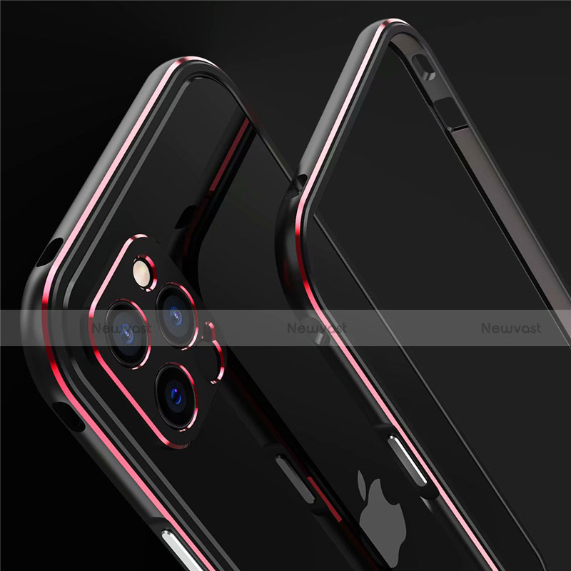 Luxury Aluminum Metal Frame Cover Case N02 for Apple iPhone 12 Pro