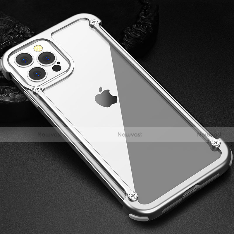 Luxury Aluminum Metal Frame Cover Case N04 for Apple iPhone 12 Pro Max