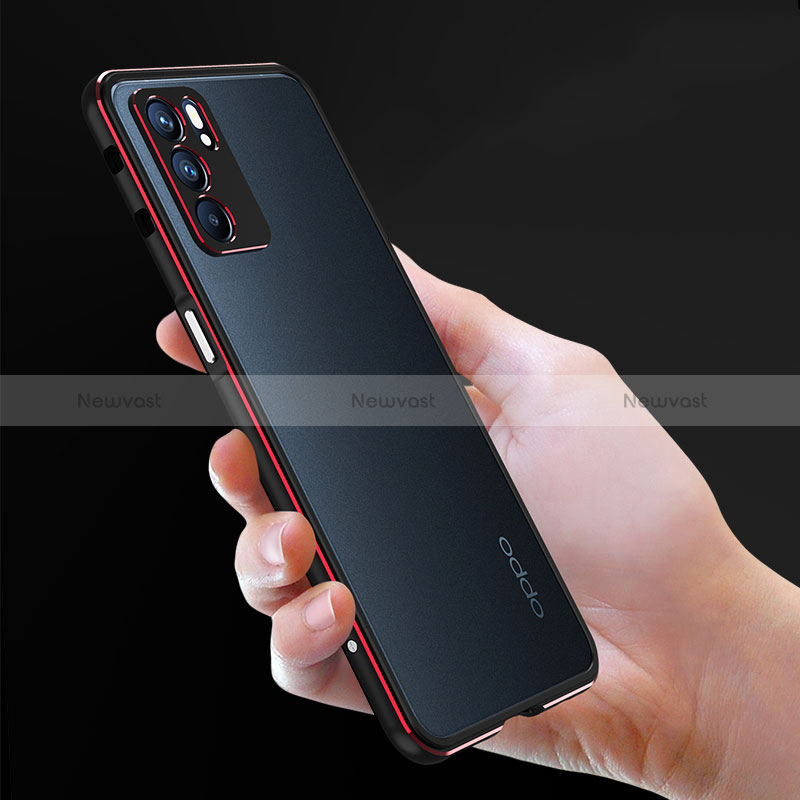 Luxury Aluminum Metal Frame Cover Case S01 for Oppo Reno6 5G