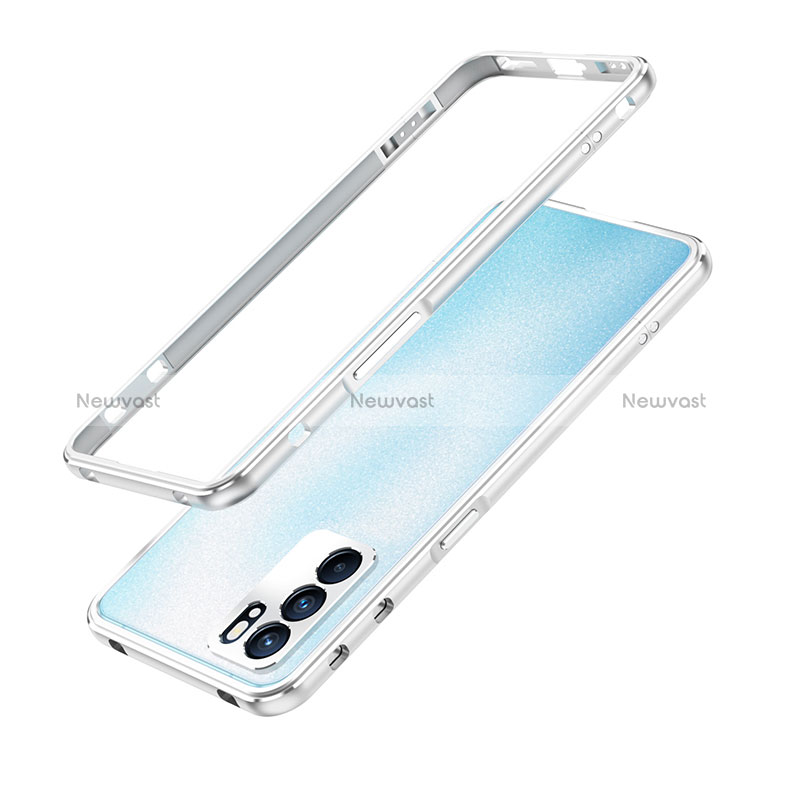 Luxury Aluminum Metal Frame Cover Case S01 for Oppo Reno6 Pro 5G India