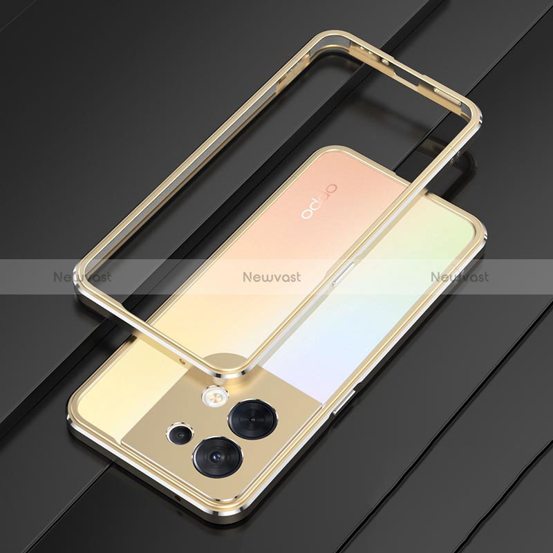 Luxury Aluminum Metal Frame Cover Case S01 for Oppo Reno8 5G