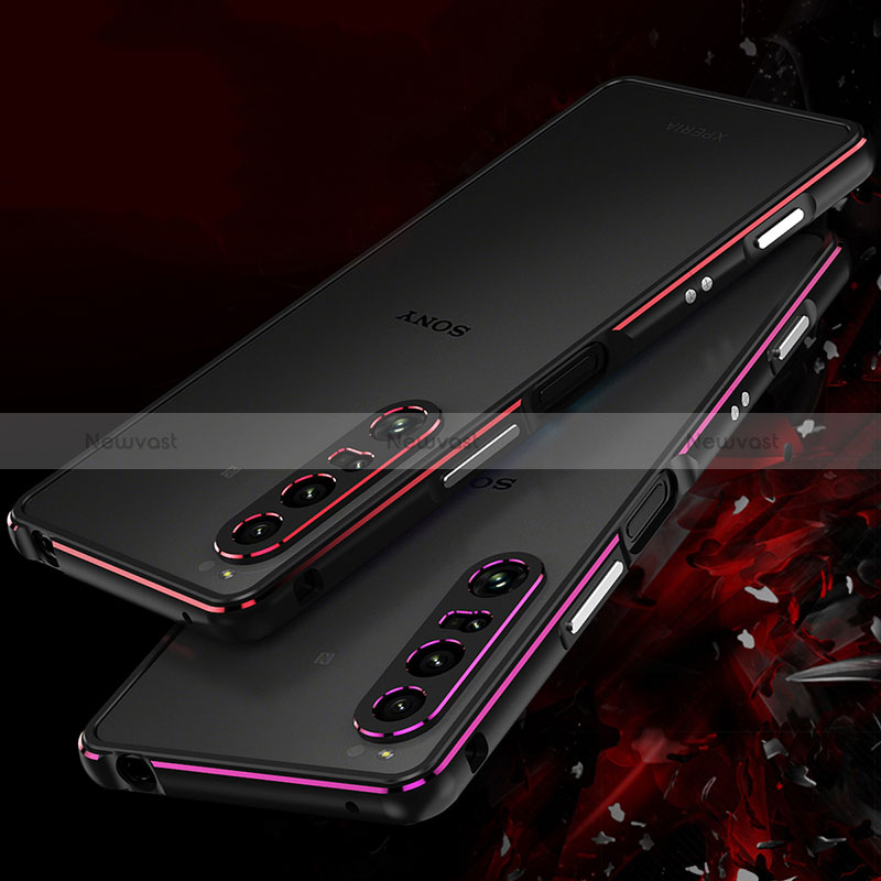 Luxury Aluminum Metal Frame Cover Case S01 for Sony Xperia 1 IV