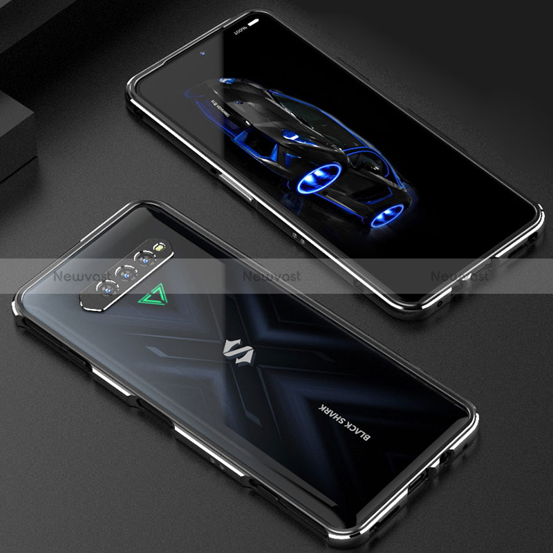 Luxury Aluminum Metal Frame Cover Case S01 for Xiaomi Black Shark 5 RS 5G Black