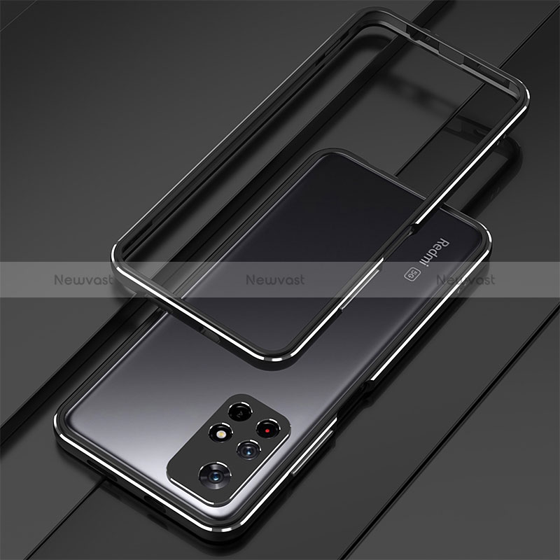 Luxury Aluminum Metal Frame Cover Case S01 for Xiaomi Poco M4 Pro 5G