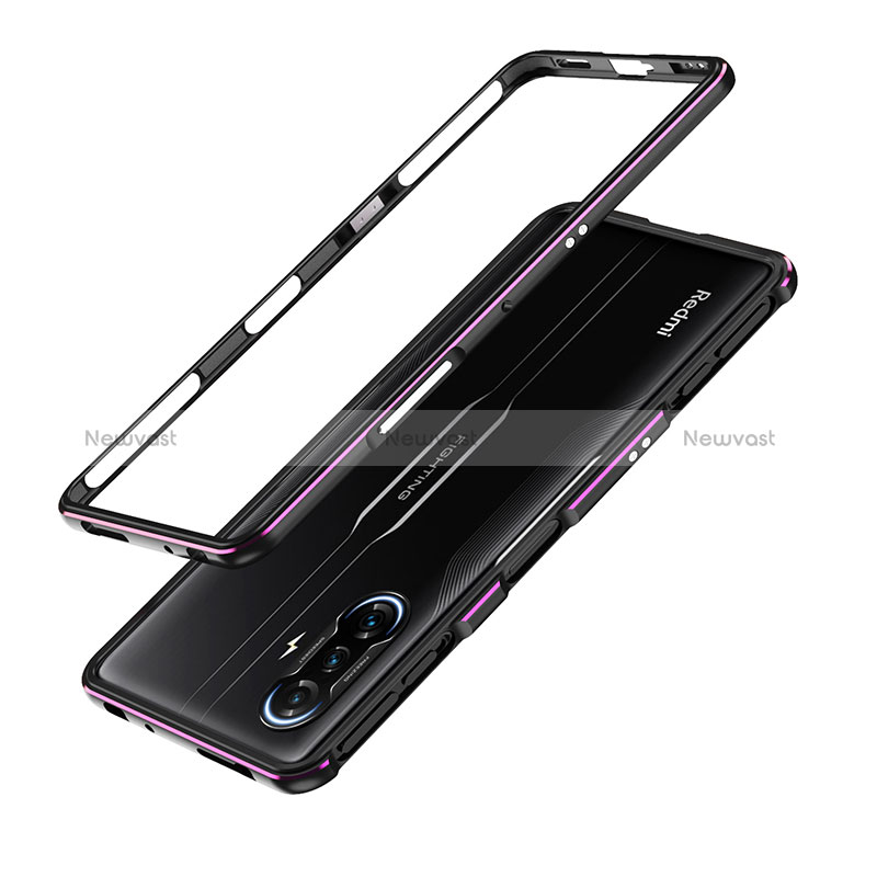 Luxury Aluminum Metal Frame Cover Case S01 for Xiaomi Redmi K40 Gaming 5G