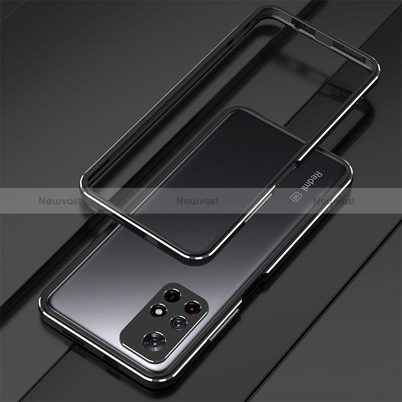 Luxury Aluminum Metal Frame Cover Case S01 for Xiaomi Redmi Note 11S 5G