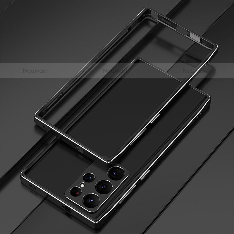 Luxury Aluminum Metal Frame Cover Case T01 for Samsung Galaxy S21 Ultra 5G